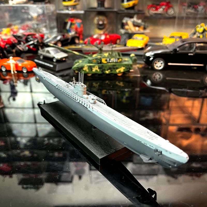 1/350比例德国狼群U181合金潜艇模型仿真军事摆件成品舰船无剖面