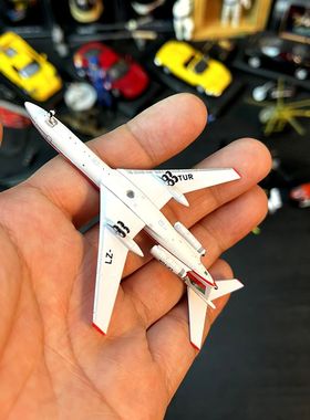 1：400比例合金飞机TU134客机保加利亚航空LZ-TUR有天线版礼品级