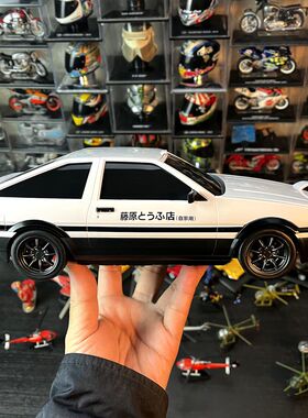 1：16丰田AE86头文字D正版授权纸巾盒摆件ABS塑料材质品质优良