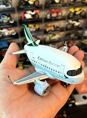 Q版国泰A321NEO合金飞机模型