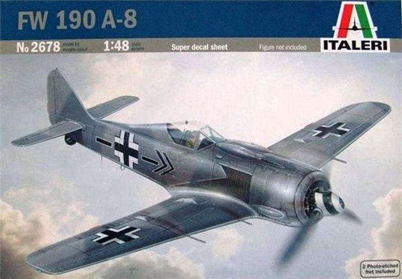 伊达雷利Italeri2678德军FW190A-8战斗机1/48拼装模型-封面