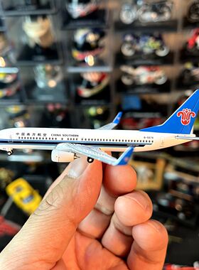 1：400比例合金飞机波音737-800客机南方航空客机模型成品摆件