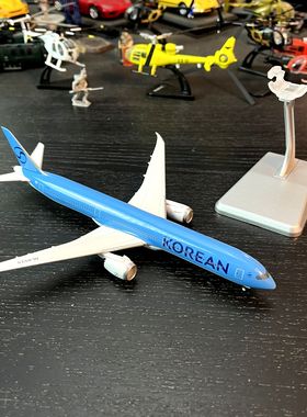 NG1：400比例合金飞机大韩航空波音787-10DREAMLINER客机成品模型