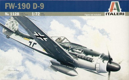 现货意大利ITALERI 1128 1/72 Fw-190百舌鸟战斗机拼装模型