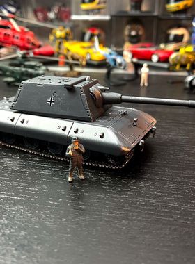 坦克世界闪击战1：72合金坦克模型德国Pz.Kpfw E-100坦克模型摆件