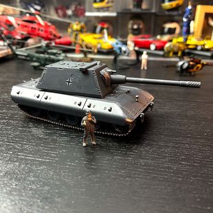 100坦克模型摆件 坦克世界闪击战1：72合金坦克模型德国Pz.Kpfw