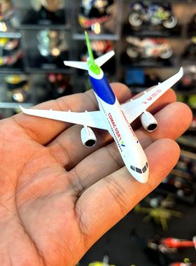 1：400比例合金飞机中国商飞客机C919成品模型礼品级入门级收藏品