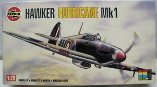 AIRFIX拼装模型02082 1：72HAWKER HURRICAWE MK1战斗机