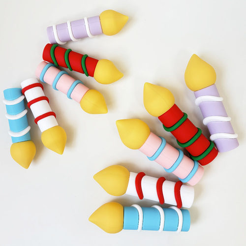 网红ins风蛋糕装饰小蜡烛数字摆件软胶小球生日蜡烛节日甜品插件