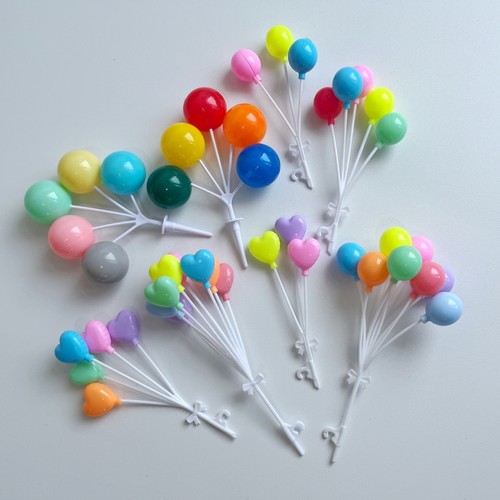 马卡龙彩色气球串蛋糕装饰插件
