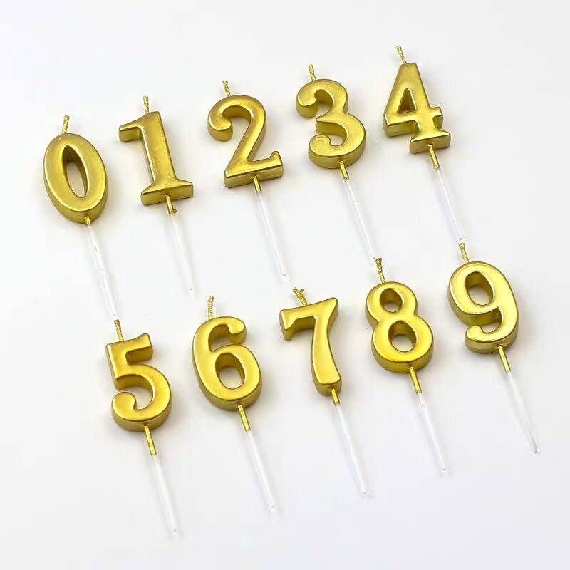 生日蛋糕装饰烘焙用品盒装金色数字蜡烛独立包装数字0-9周岁过寿,节庆用品/礼品,节日装扮用品,淘宝优惠券,粉丝福利购,淘宝优惠卷