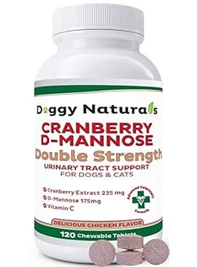 Cranberry D-Mannose for Dogs and Cats Urinary Tract Infec