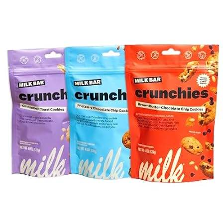 MILK BAR Crunchies | Crunchy Bite Sized Cookies With No A