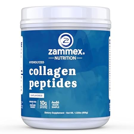 Zammex Premium Collagen Peptides Powder Unflavored,Hydrol