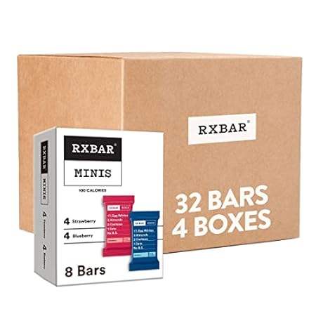 RXBAR Minis Protein Bars， 6g Protein， Gluten Free Snacks，