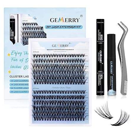 DIY Lash Extension Kit GEMERRY Individual Lashes Kit with