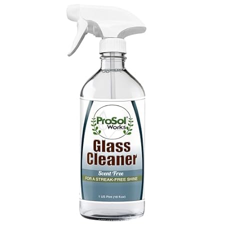 Glass Cleaner 16 oz - All Purpose Cleaning Spray for Glas