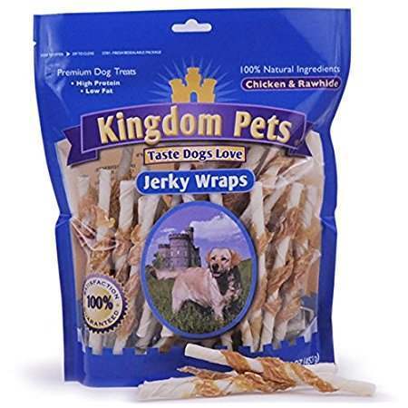 Kingdom Pets Chicken and Rawhide Jerky Wraps