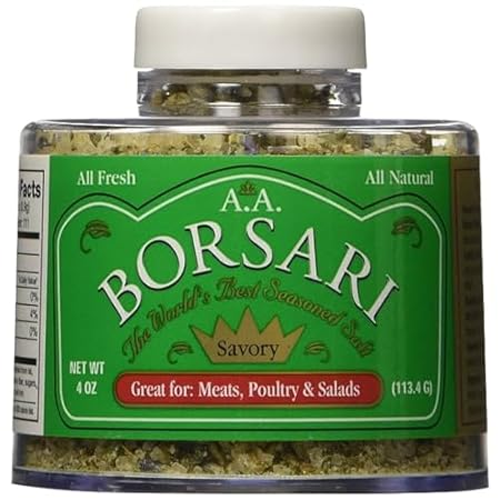Borsari Savory Seasoned Salt Blend - Gourmet Sea Salt Wit