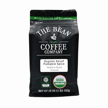 The Bean Organic Coffee Company Water Processed DECAF Pum