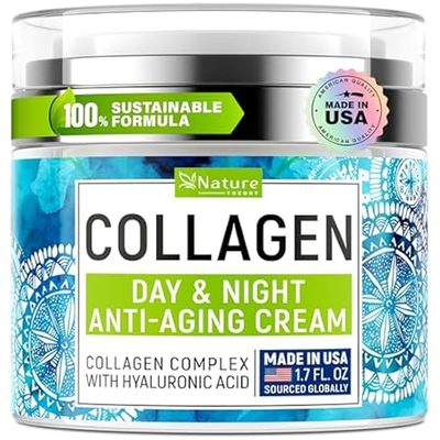 Face Moisturizer for Women - Collagen Retinol Cream for F