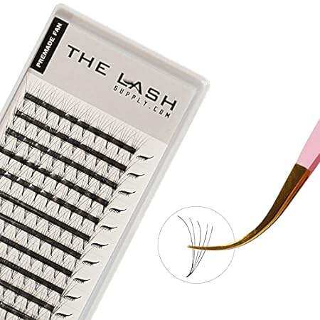 THE LASH SUPPLY 120 Fans， 5D Premade Fan Eyelash Extensio