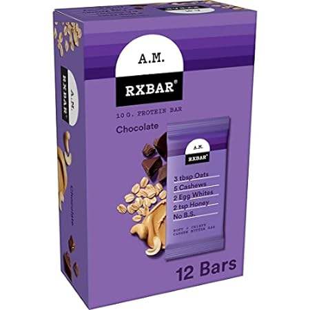 RXBAR A.M. Protein Bars， Gluten Free Snacks， Breakfast Sn