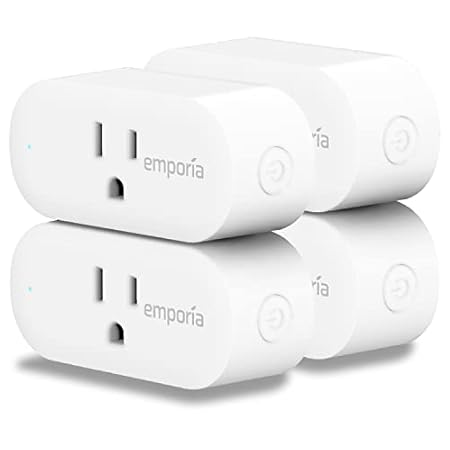 EMPORIA Smart Plug with Energy Monitoring | 15A Max / 10A