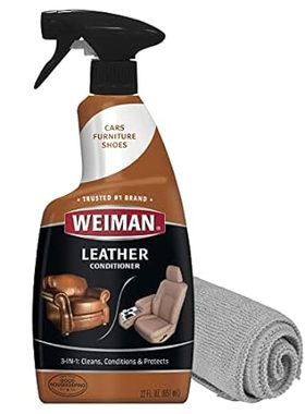 Weiman Leather Cleaner， Polish and Conditioner for Furnit