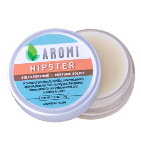 Aromi Hipster Solid Perfume | Earthy, Fruity Fragrance, V