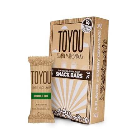 ToYou Granola Bars, Dried Fruit and Nuts Bars, Gluten Fre