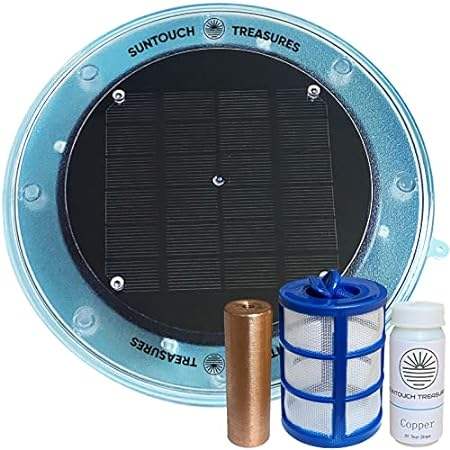 SUNTOUCH TREASURES Solar Pool Ionizer - Floating Water Cl