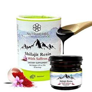with Resin Shilajit Himalayan Saffron Pure Nutriherbs