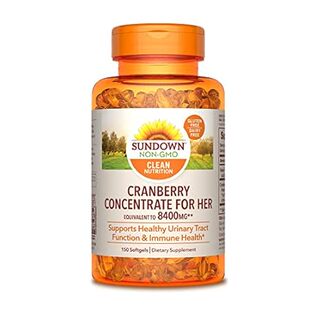 Sundown Cranberry Softgels， Cranberry Concentrate Plus Vi