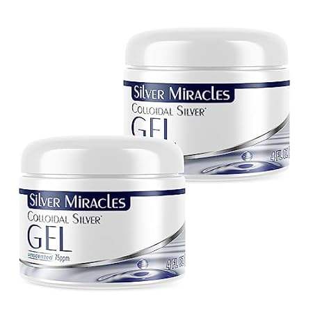 Silver Miracles Colloidal Silver Gel - Nano Silver Gel Wo