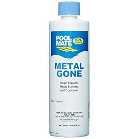 Pool Mate 1-2501SPA Metal Gone Stain Remover for Spas and