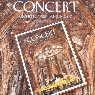 拼图500片异形刀模解压蓝卡纸 背提示丝绒成人版 TKX 建筑与音乐