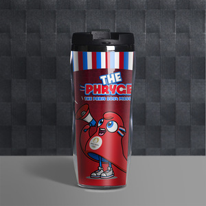 2024巴黎运动会纪念品定制水杯子创意运动会周边弗里热吉祥物