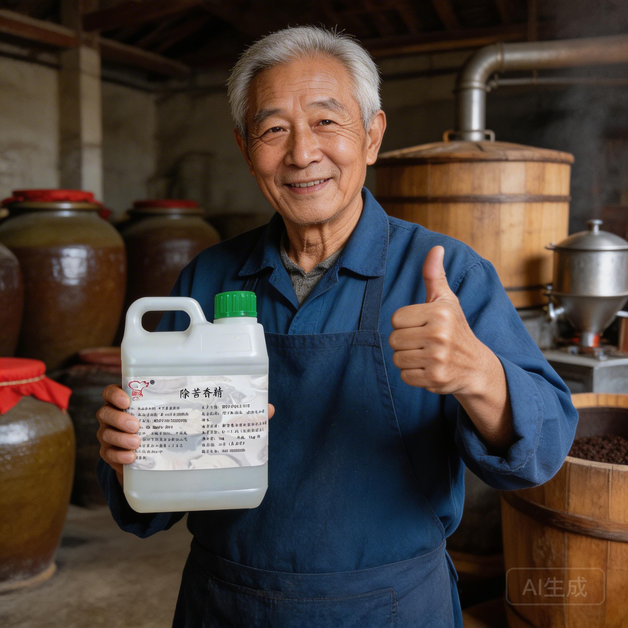 食品级白酒除苦剂添加剂去酒白兰地果酒洋酒苦味除苦香精调酒剂记