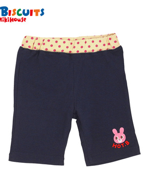 店播专享MIKIHOUSE HOT BISCUITS夏季儿童短裤卡通卡比兔女童