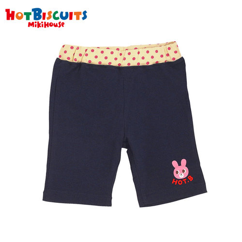 店播专享MIKIHOUSE HOT BISCUITS夏季儿童短裤卡通卡比兔女童