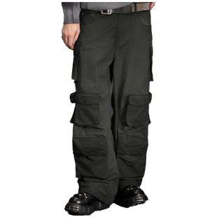 CMF美式高街vibe多口袋机能工装裤男宽松秋冬重磅运动休闲裤长裤