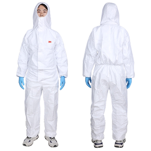 3M防护服连体全身一次性隔离衣4510男士防护专用工业防化服飞机用
