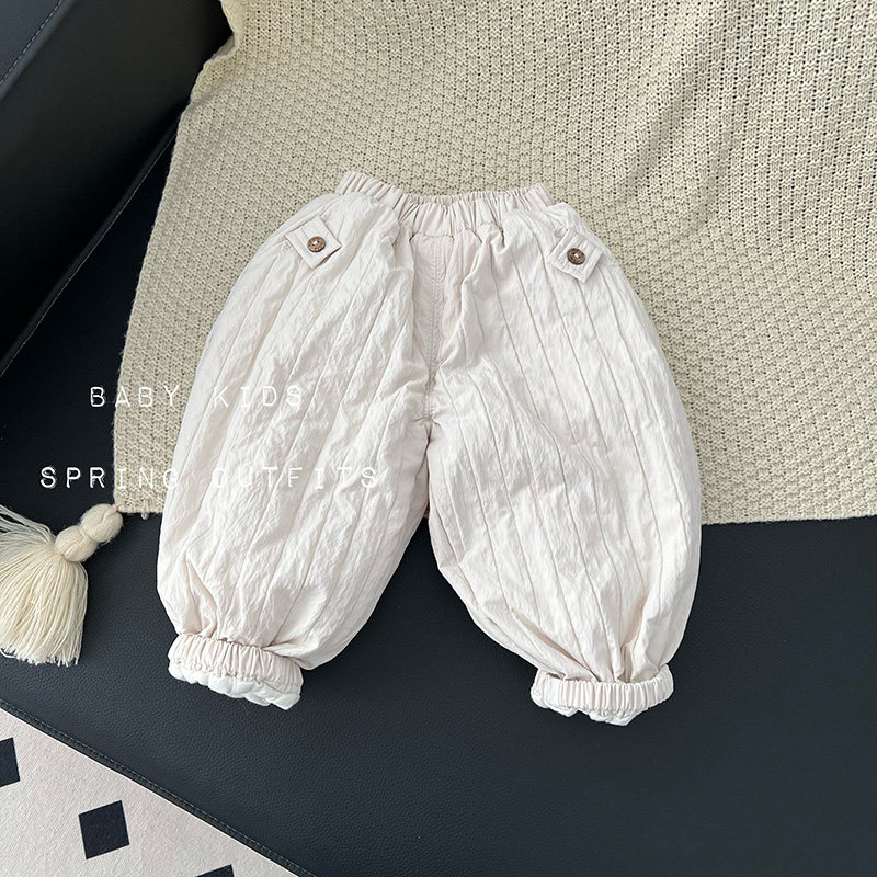 男女宝宝加棉加厚裤子韩版冬装保暖长裤儿童外出夹棉百搭收脚棉裤,童装/婴儿装/亲子装,裤子,淘宝优惠券,粉丝福利购,淘宝优惠卷