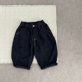 裤 丹宁薄款 子 婴幼儿童外出潮范薄款 春夏男女宝宝休闲宽松软牛仔裤