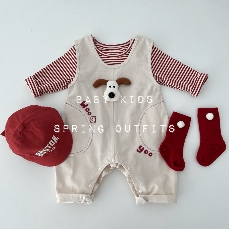 ins宝宝春装婴幼儿可爱卡通外出无袖连体衣男女宝宝超萌哈衣爬服,童装/婴儿装/亲子装,连身衣/爬服/哈衣,淘宝优惠券,粉丝福利购,淘宝优惠卷