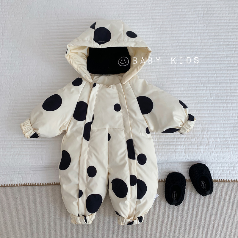 羽绒连体衣保暖洋气可爱