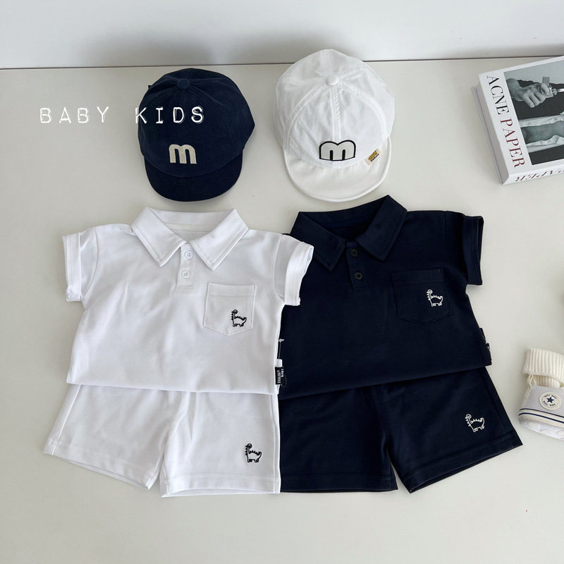 ins男宝宝夏季POLO衫短裤套装婴幼儿童外出T恤两件套时髦帅气上衣,童装/婴儿装/亲子装,套装,淘宝优惠券,粉丝福利购,淘宝优惠卷