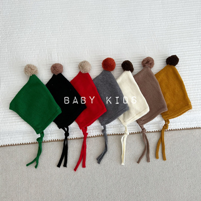 针织套头帽韩范洋气帽子