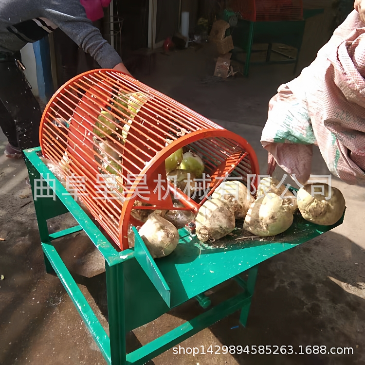 家用电动洗薯机 地豆子甜菜洗泥设备 整机发货操作简单轻便便宜